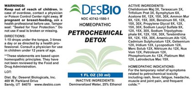 Dsrt357 Petrochemical Detox 9 15 21